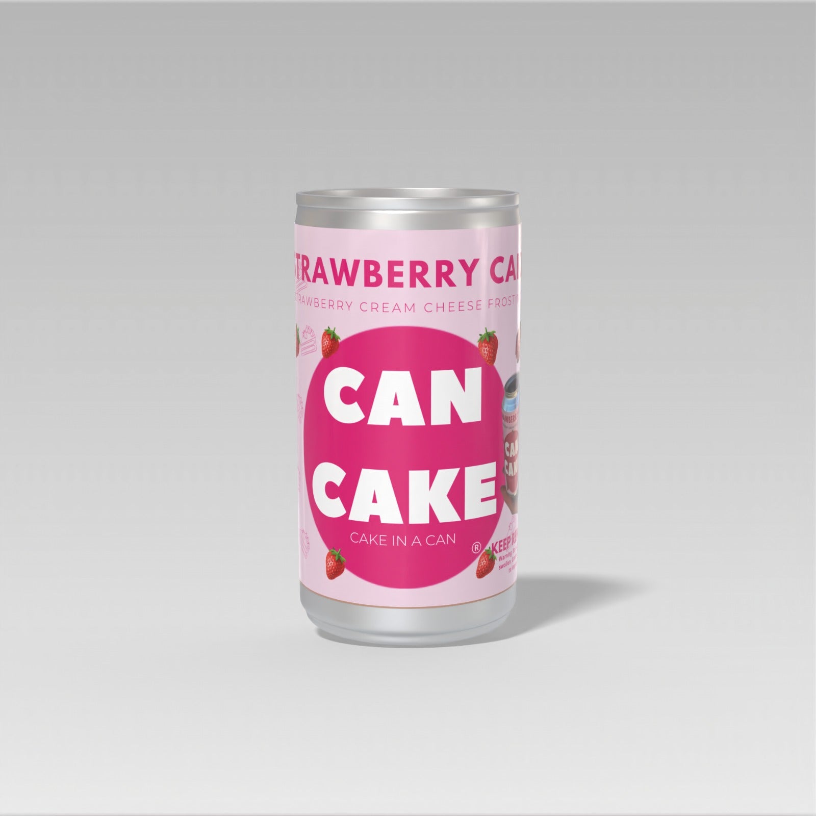 STRAWBERRY CAN CAKE